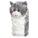 Daphne's Headcovers Daphne's Driver Headcover Grey And White Cat driver