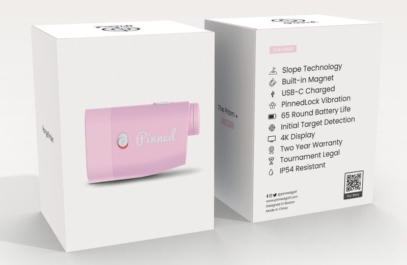 Pinned Prism+ telemetro laser, rosa
