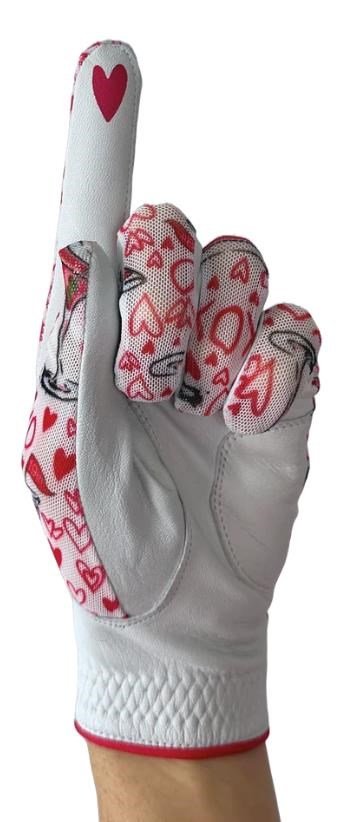Best of Golf America XOXO guanto da donna, rosa/bianco