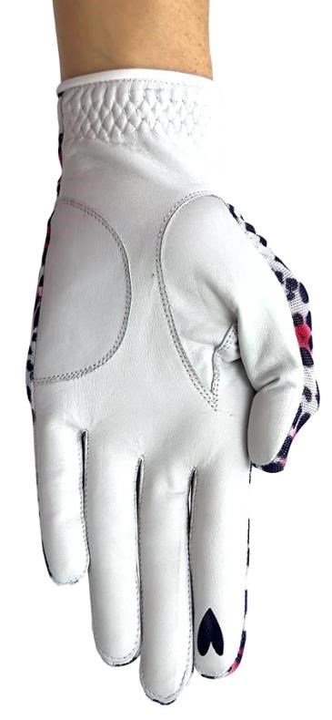 Best of Golf America Ladybird guanto da golf donna, bianco/rosa