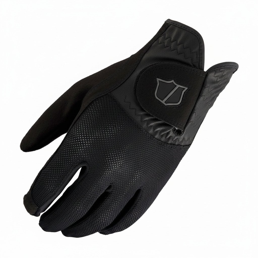 Wilson Rain guanto da golf donna (paio), nero