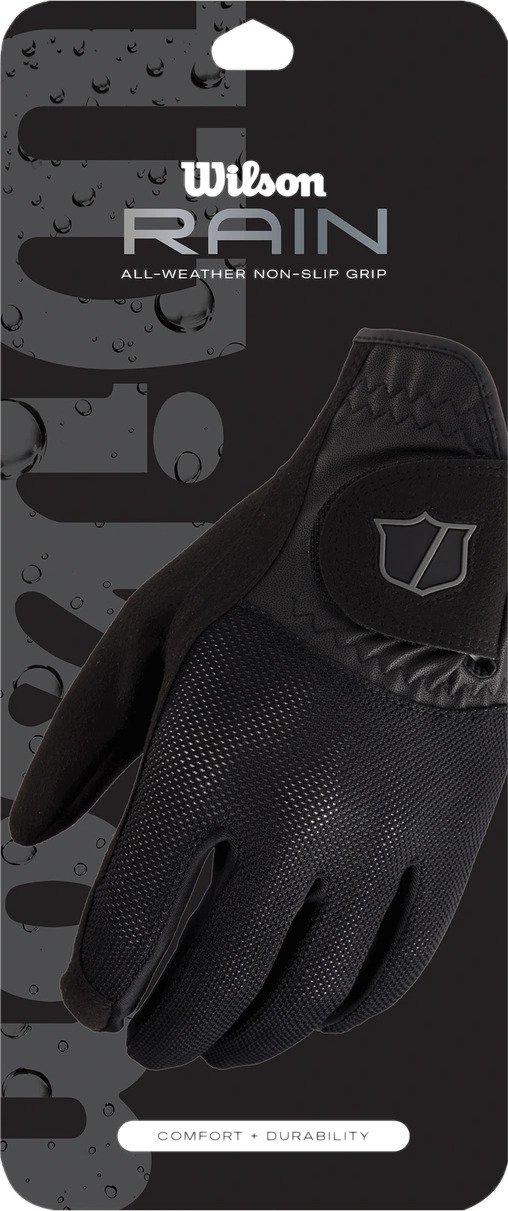Wilson Rain guanto da golf donna (paio), nero