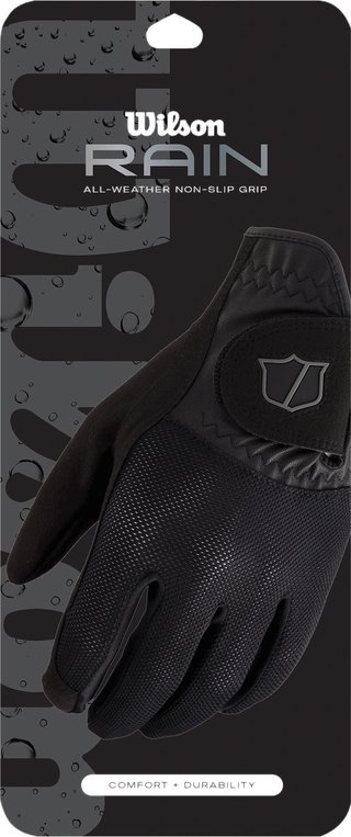 Wilson Rain guanto da golf donna (paio), nero