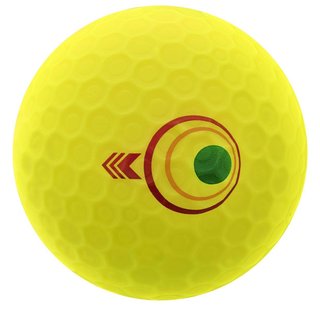 Bridgestone e12 Straight MindSet palline da golf, gialle opache
