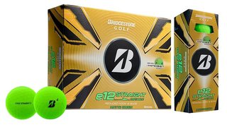 Bridgestone e12 Straight MindSet palline da golf, verde opaco
