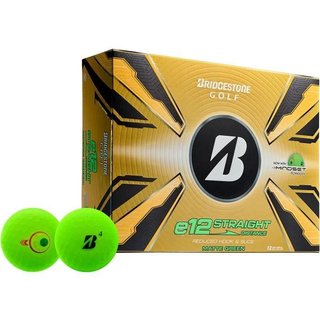 Bridgestone e12 Straight MindSet palline da golf, verde opaco