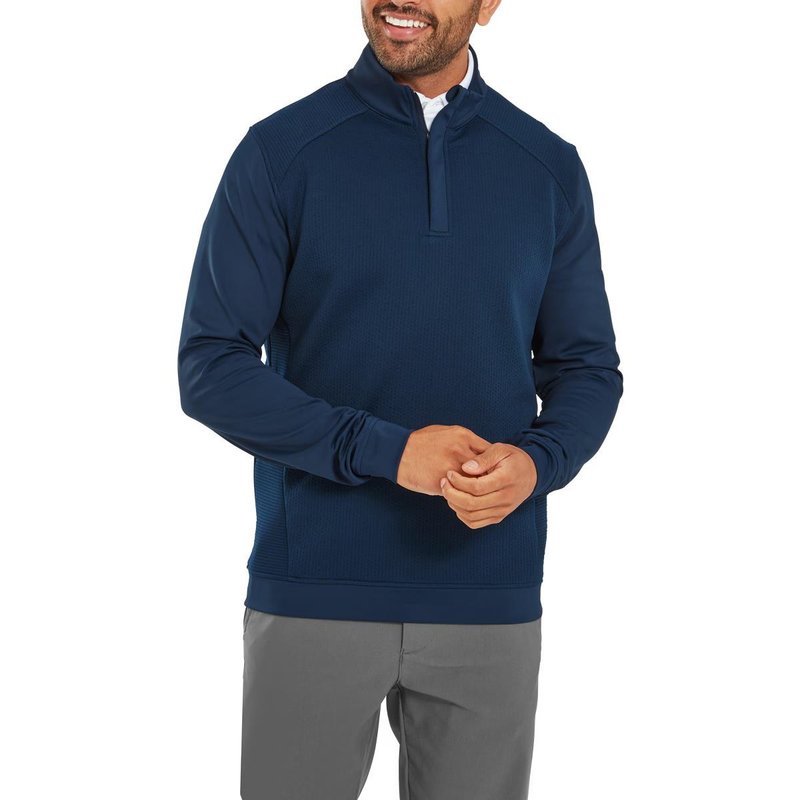 FootJoy ThermoSeries Ottoman Midlayer maglione da uomo, navy