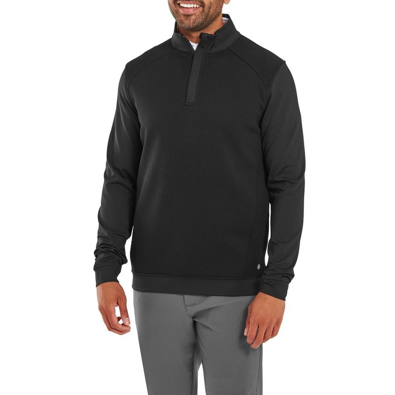 FootJoy ThermoSeries Ottoman Midlayer maglione da uomo, nero