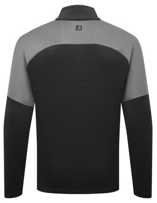 FootJoy ThermoSeries Jacquard Midlayer felpa uomo, nero/antracite