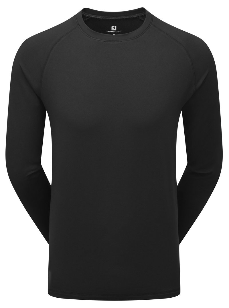FootJoy ThermoSeries Fleece Baselayer top da uomo, nero
