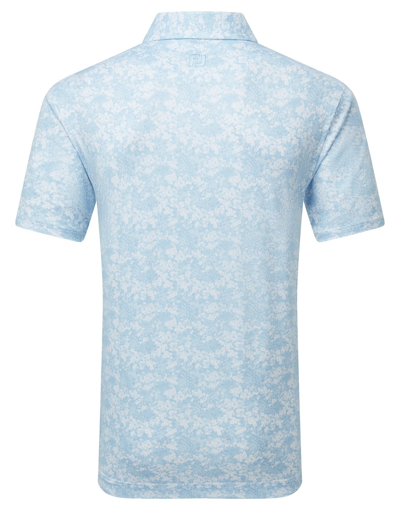 FootJoy GARDEN PRINT polo da uomo, air blue