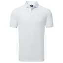 FootJoy BIRD PRINT polo uomo, bianco/air blue
