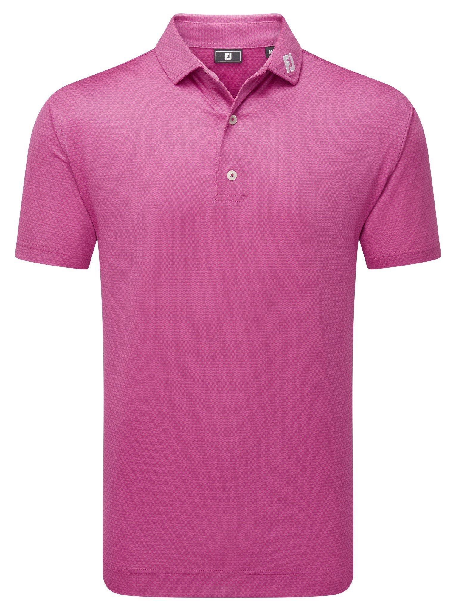 FootJoy Abacus Print polo da uomo, magenta