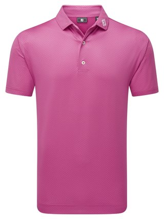 FootJoy Abacus Print polo da uomo, magenta