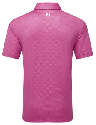 FootJoy Abacus Print polo da uomo, magenta