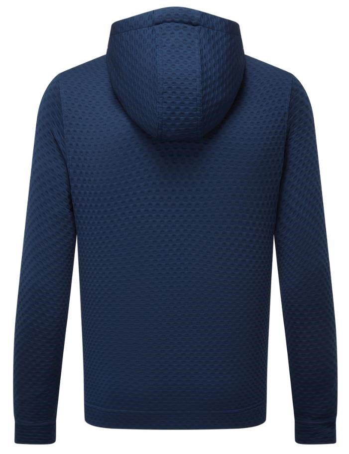 FootJoy Textured Knit Hoodie felpa uomo, navy