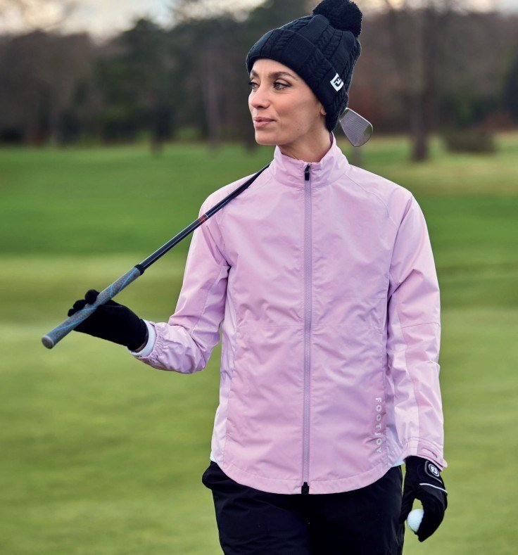 FootJoy HydroLite X giacca da donna, orchid/white dot
