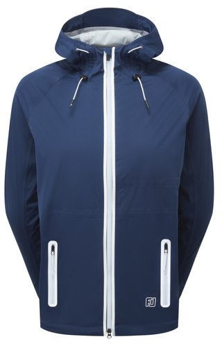 FootJoy HydroKnit giacca antipioggia da donna, navy/white/skyway