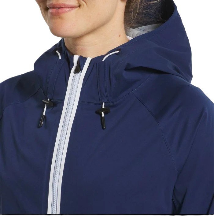 FootJoy HydroKnit giacca antipioggia da donna, navy/white/skyway