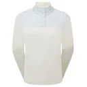 FootJoy ThermoSeries Hybrid Popover felpa donna, off white/ice blue