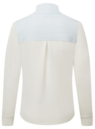 FootJoy ThermoSeries Hybrid Popover felpa donna, off white/ice blue