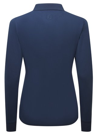 FootJoy ThermoSeries Long Sleeves polo da donna, blu navy