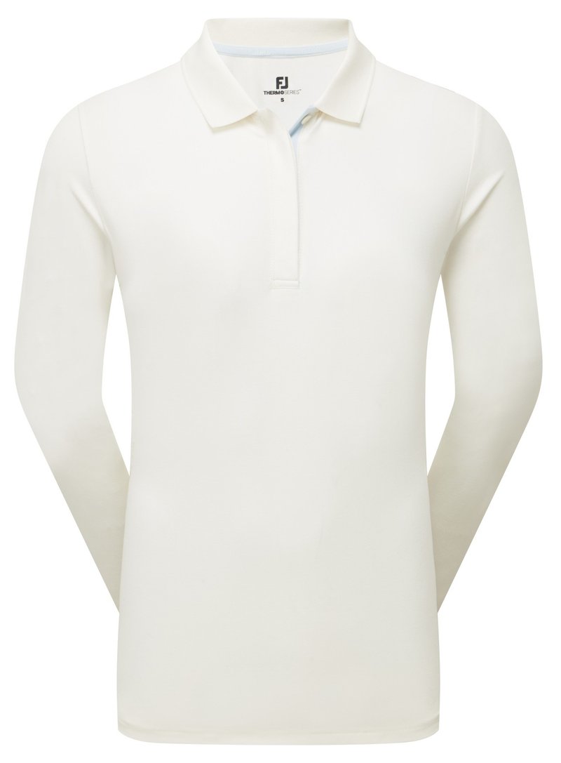FootJoy ThermoSeries Long Sleeve top da donna, off white