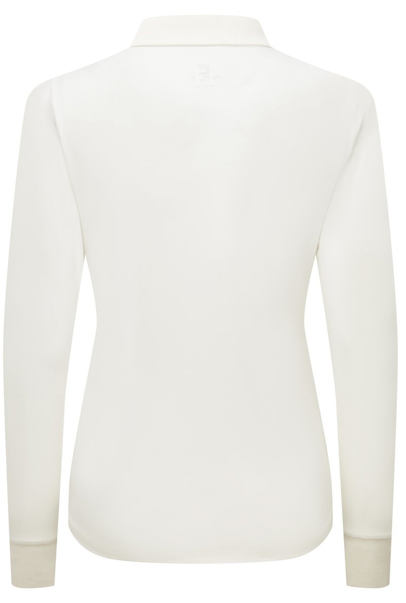FootJoy ThermoSeries Long Sleeve top da donna, off white