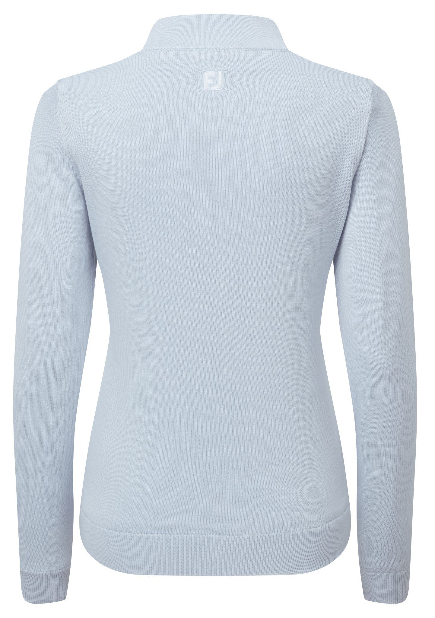 FootJoy Drirelease Full-Zip Lined maglione da donna, ice blue