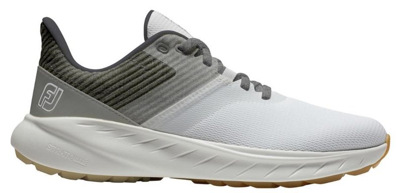 FootJoy Flex scarpe da golf donna, bianco/grigio