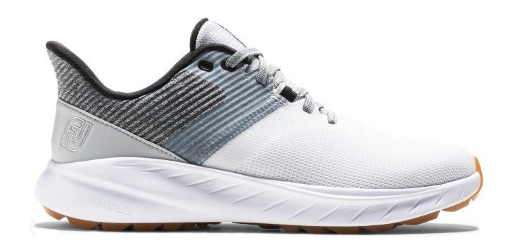 FootJoy Flex scarpe da golf donna, bianco/grigio