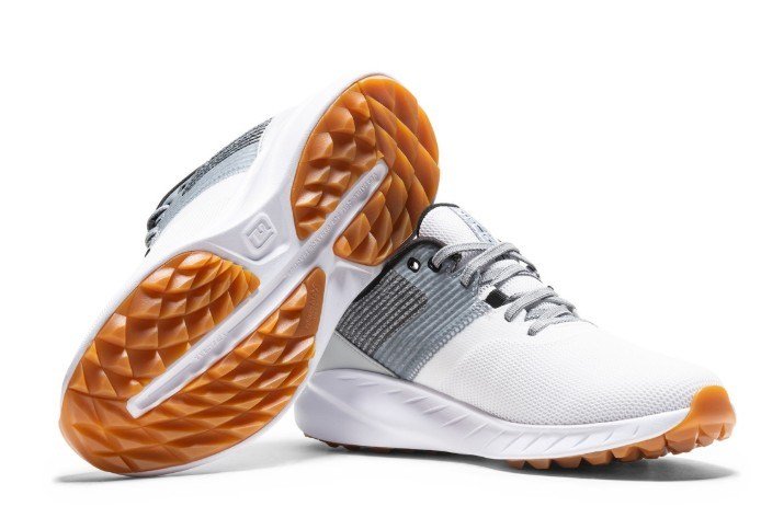 FootJoy Flex scarpe da golf donna, bianco/grigio