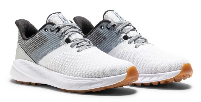 FootJoy Flex scarpe da golf donna, bianco/grigio