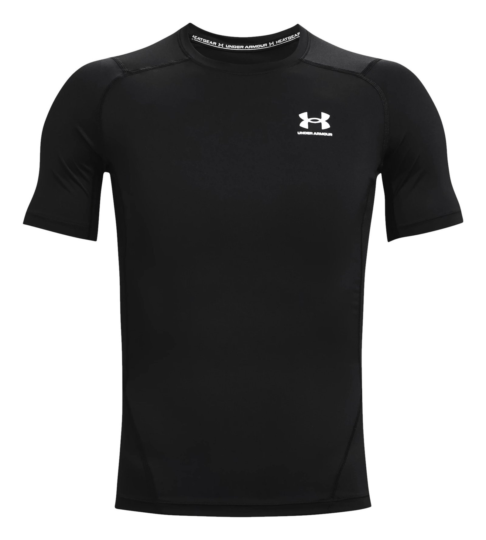 Under Armour HeatGear maglia a compressione da uomo, nero/bianco