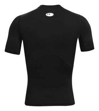 Under Armour HeatGear maglia a compressione da uomo, nero/bianco