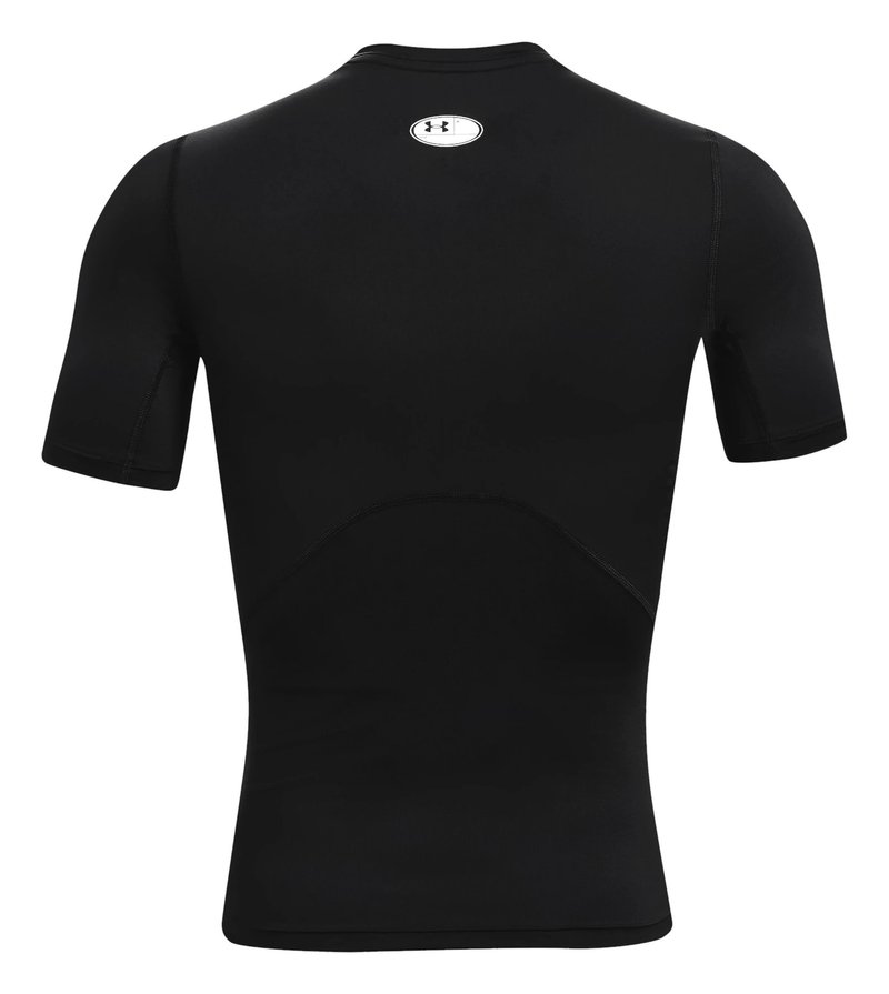 Under Armour HeatGear maglia a compressione da uomo, nero/bianco