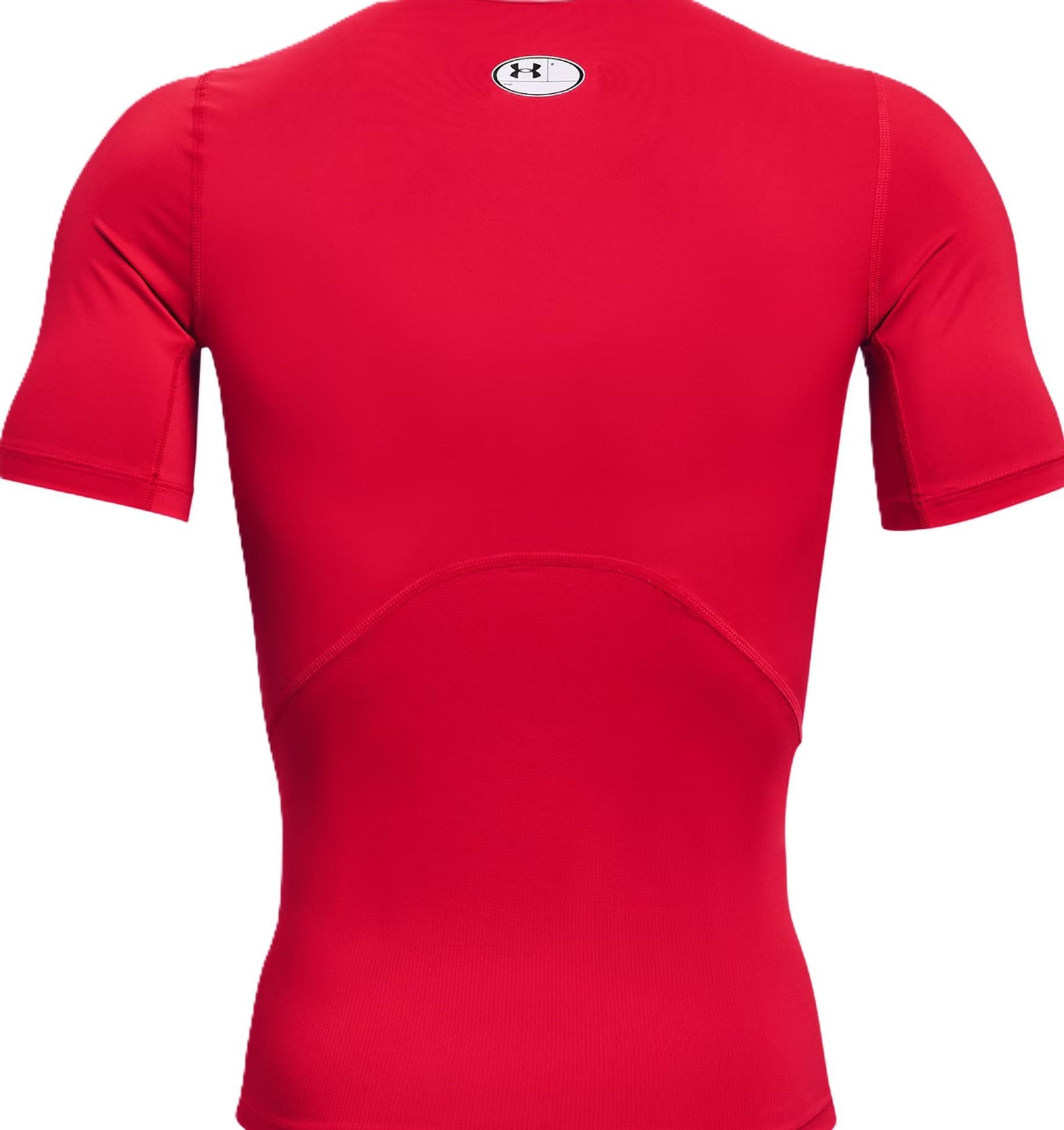 Under Armour HeatGear maglia a compressione da uomo, rosso/bianco