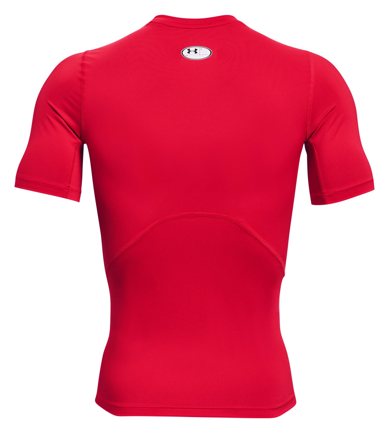 Under Armour HeatGear maglia a compressione da uomo, rosso/bianco