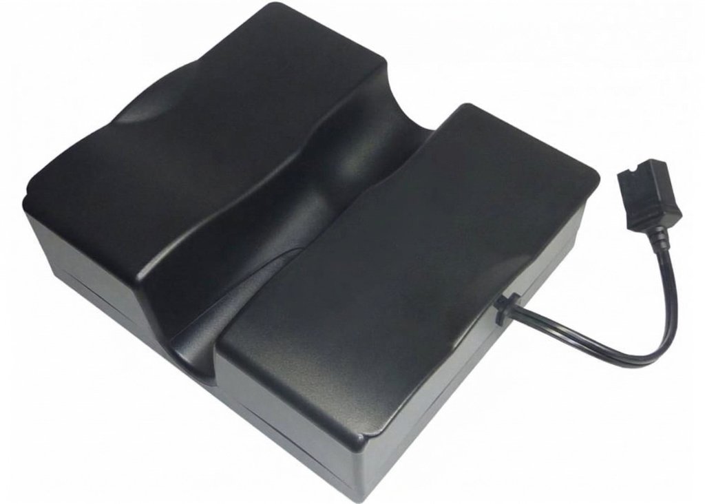 LionTec 12 V (14,4 V) - 26,0 Ah batteria per Motocaddy serie S 2018 e precedenti + caricabatterie, nero