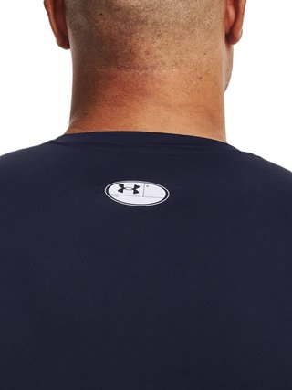 Under Armour HeatGear maglia a compressione a maniche lunghe da uomo, midnight navy
