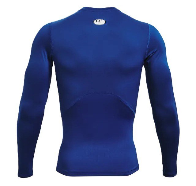 Under Armour HeatGear maglia a compressione a maniche lunghe da uomo, royal