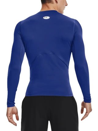 Under Armour HeatGear maglia a compressione a maniche lunghe da uomo, royal