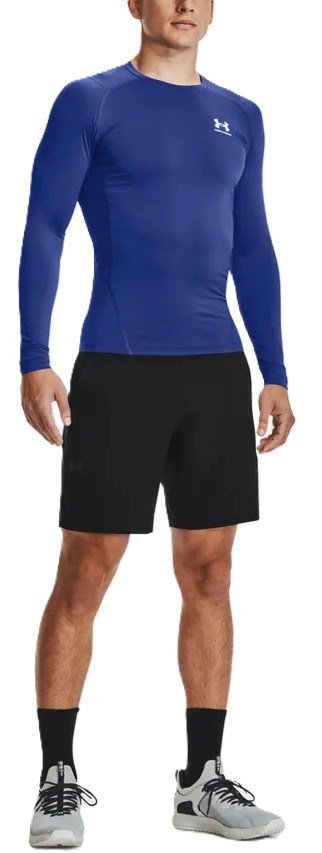 Under Armour HeatGear maglia a compressione a maniche lunghe da uomo, royal