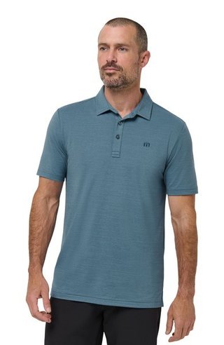 Travis Mathew The Heater polo da uomo, copen blue