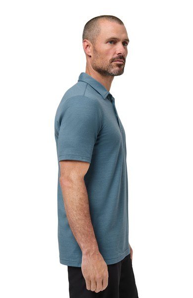 Travis Mathew The Heater polo da uomo, copen blue