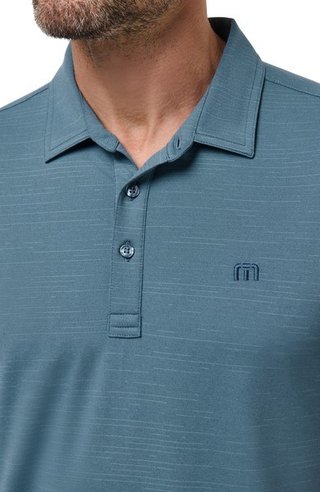 Travis Mathew The Heater polo da uomo, copen blue