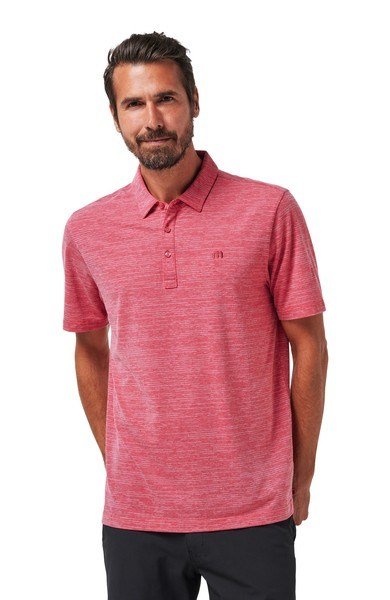 Travis Mathew The Heater polo da uomo, heather scooter