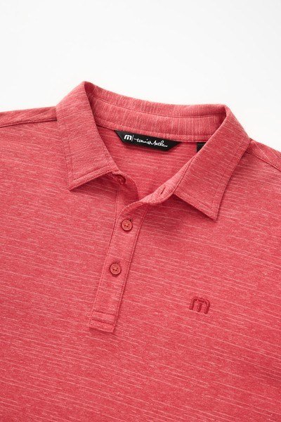 Travis Mathew The Heater polo da uomo, heather scooter