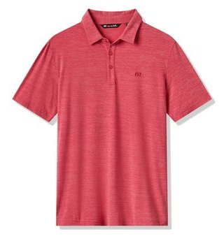 Travis Mathew The Heater polo da uomo, heather scooter