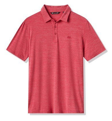 Travis Mathew The Heater polo da uomo, heather scooter